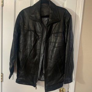 Round Tree & Yorke Lambskin Leather Jacket